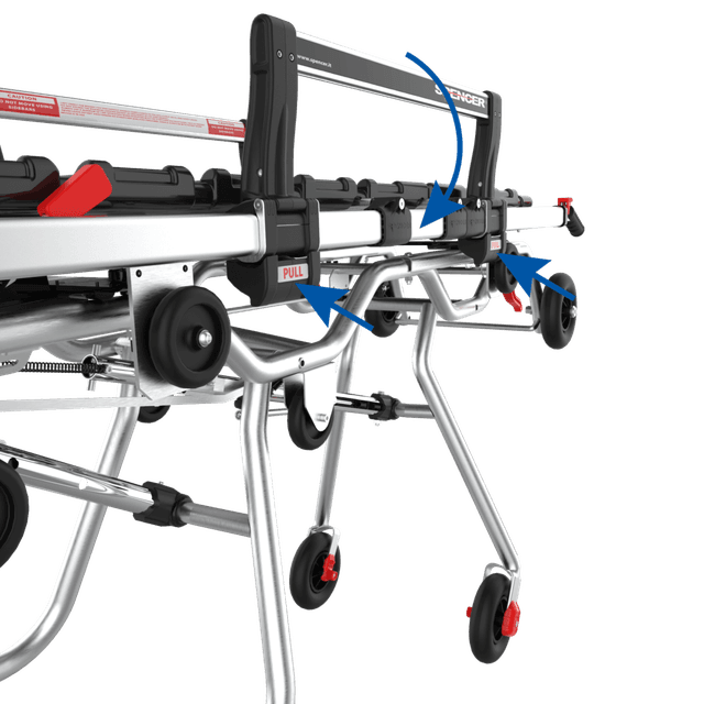 Cross up 8409 | Stretcher with Detachable Trolley | Spencer
