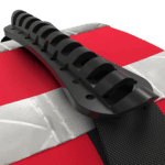 A911 Soft carrying handle placed on the upper side