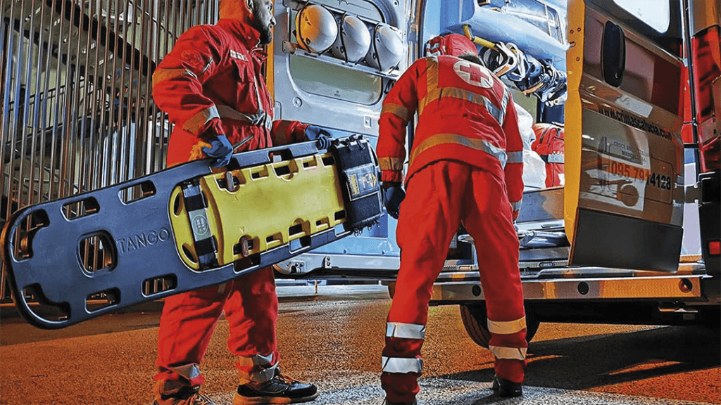 tango sobre ambulancia